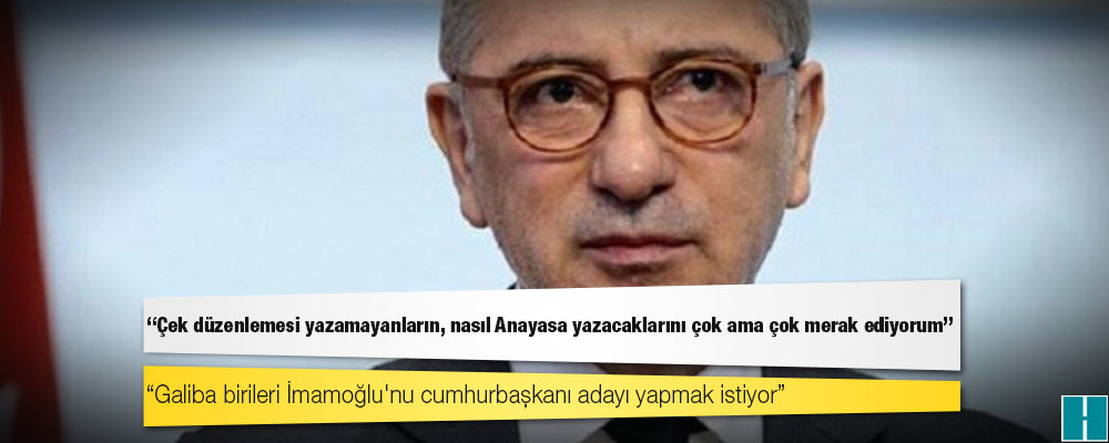 Fatih Altaylı: Çek düzenlemesi yazamayanların, nasıl Anayasa yazacaklarını çok ama çok merak ediyorum