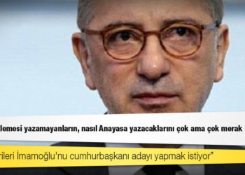 Fatih Altaylı: Çek düzenlemesi yazamayanların, nasıl Anayasa yazacaklarını çok ama çok merak ediyorum