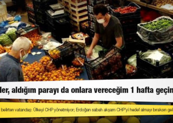 Geçinemediğini belirten vatandaş: Ülkeyi CHP yönetmiyor; Erdoğan sabah akşam CHP’yi hedef almayı bıraksın gelsin bize baksın