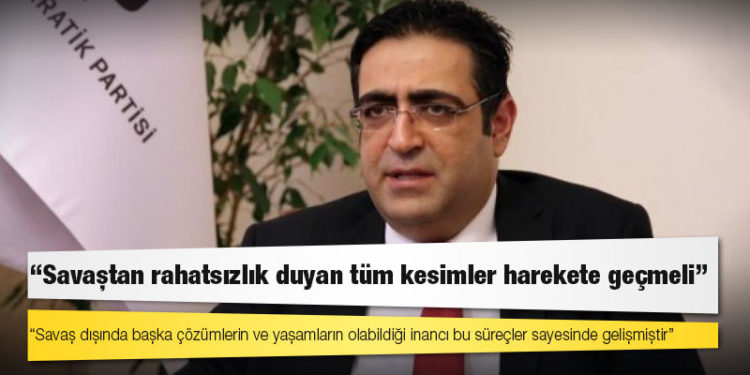 HDP’li eski vekil İdris Baluken: Savaştan rahatsızlık duyan tüm kesimler harekete geçmeli
