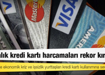 Haftalık kredi kartı harcamaları rekor kırdı
