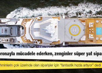 Halk koronayla mücadele ederken, zenginler süper yat sipariş etti