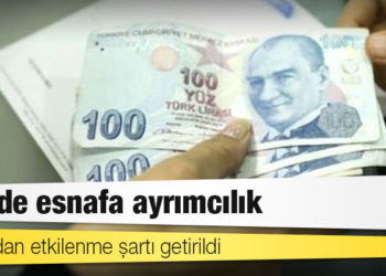 Hibede esnafa ayrımcılık: Salgından etkilenme şartı getirildi