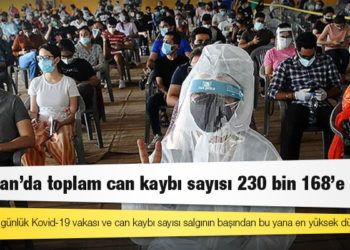 Hindistan'da Kovid-19 nedeniyle ölenlerin sayısı 230 bin 168'e yükseldi