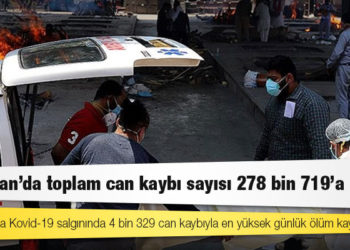 Hindistan'da Kovid-19 nedeniyle ölenlerin sayısı 278 bin 719'a yükseldi