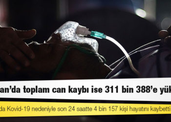 Hindistan'da Kovid-19 nedeniyle ölenlerin sayısı 311 bin 388'e yükseldi