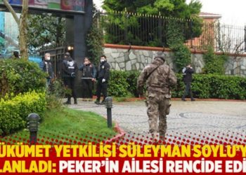 H&uuml;k&uuml;met yetkilisi S&uuml;leyman Soylu'yu yalanladı: Peker&rsquo;in ailesi rencide edildi