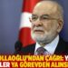 Karamollaoğlu'ndan çağrı: Ya istifa etsinler ya görevden alınsınlar