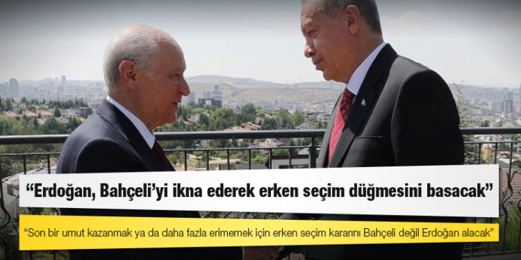 Kulis: “Erdoğan, Bahçeli’yi ikna ederek erken seçim düğmesini basacak”