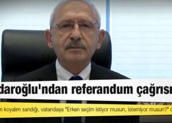 Kılıçdaroğlu'ndan referandum çağrısı: Gel kardeşim koyalım sandığı, vatandaşa "Erken seçim istiyor musun, istemiyor musun?" diye soralım