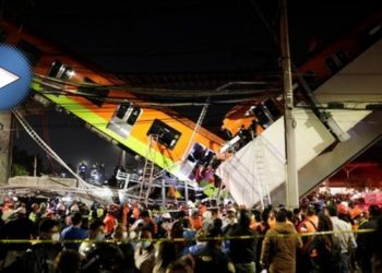 Meksika’da metro köprüsü yolun üzerine yıkıldı: 20 ölü