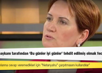 Meral Akşener: Cumhurbaşkanı tarafından 'Bu günler iyi günler' tehdit edilmiş olmak feci bir şey