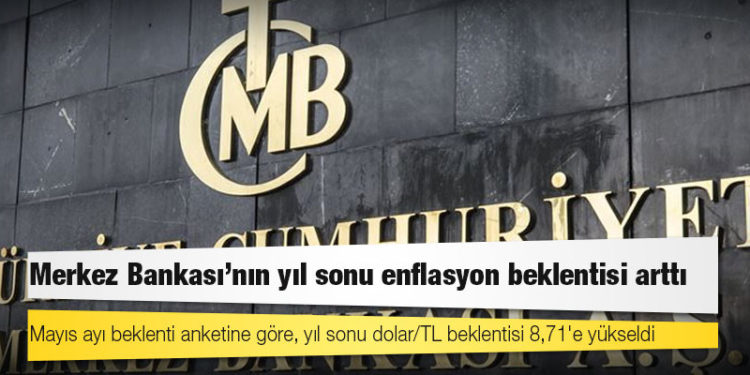 Merkez Bankası'nın yıl sonu enflasyon beklentisi arttı