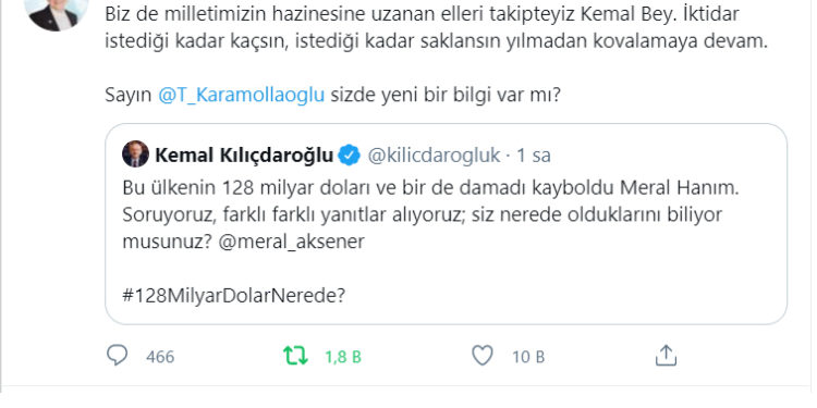 Muhalefet, kayıp 128 milyar doları sosyal medyada arıyor