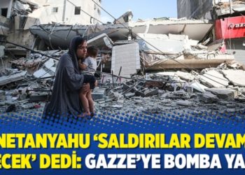 Netanyahu ‘saldırılar devam edecek’ dedi: Gazze’ye bomba yağdı