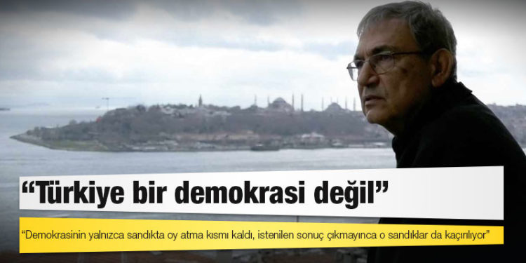 Orhan Pamuk: Türkiye bir demokrasi değil, demokrasinin yalnızca sandıkta oy atma kısmı kaldı, istenilen sonuç çıkmayınca o sandıklar da kaçırılıyor