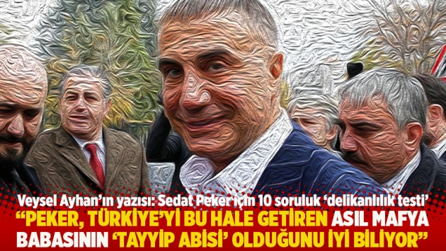 "Peker, Türkiye’yi bu hale getiren asıl mafya babasının 'Tayyip Abisi' olduğunu iyi biliyor"