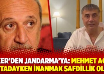 Peker&rsquo;den Jandarma&rsquo;ya: Mehmet Ağar ortadayken inanmak safdillik olur