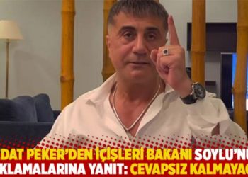 Peker&rsquo;den Soylu&rsquo;nun a&ccedil;ıklamalarına yanıt: Cevapsız kalmayacak