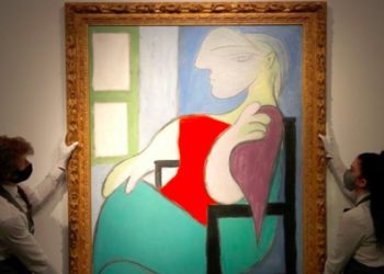 Picasso'nun 'Pencerenin yanında oturan kadın' tablosu 103 milyon dolara satıldı