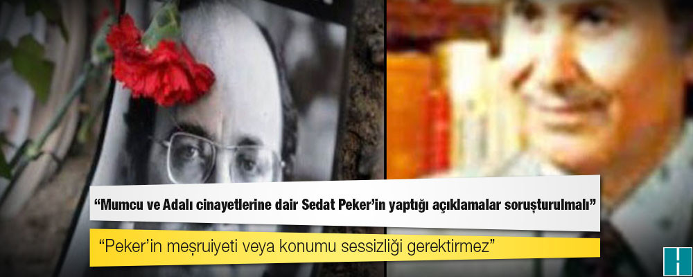 RSF Temsilcisi Önderoğlu: 30 yıldır görmezden gelinen Uğur Mumcu ve Kutlu Adalı cinayetlerine dair Sedat Peker’in yaptığı açıklamalar soruşturulmalı