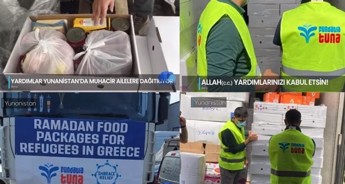 Ramazan yardım tırları Atina’ya ulaştı