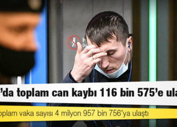 Rusya'da Kovid-19 nedeniyle ölenlerin sayısı 116 bin 575’e yükseldi