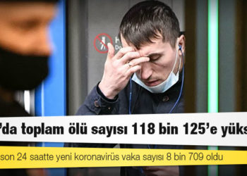Rusya'da Kovid-19 nedeniyle ölenlerin sayısı 118 bin 125’e yükseldi