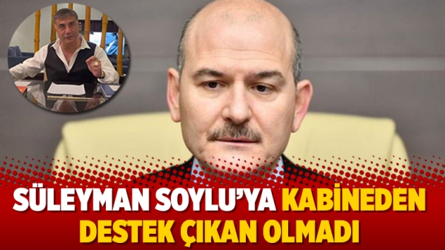 Süleyman Soylu’ya kabineden destek çıkan olmadı