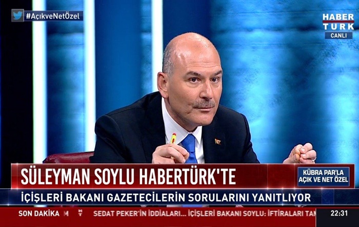 Süleyman Soylu:  Bizden önceki İçişleri Bakanı’nın oğlunun evinde para sayma makineleri bulundu