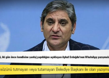 Sabah gazetesi, iki gün önce kendisine şantaj yapıldığını açıklayan Aykut Erdoğdu'nun WhatsApp yazışmalarını paylaştı!