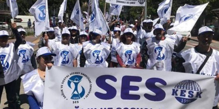 Sağlık ve Sosyal Hizmet Emekçileri Sendikası Eş Genel Başkanı ve üyeleri gözaltına alındı!