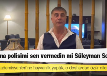 Sedat Peker: Koruma polisimi sen vermedin mi Süleyman Soylu; temiz Süleyman'ın istifa olayı var ya, bir gün önce robot hesaplardan tweetler hazırlandı