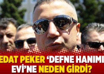 Sedat Peker &lsquo;Defne hanımın evi&rsquo;ne neden girdi?