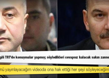 Sedat Peker'den Bakan Soylu'ya: Benimle ilgili TRT’de konuşmalar yapmış; söyledikleri cevapsız kalacak sakın zannetmeyin