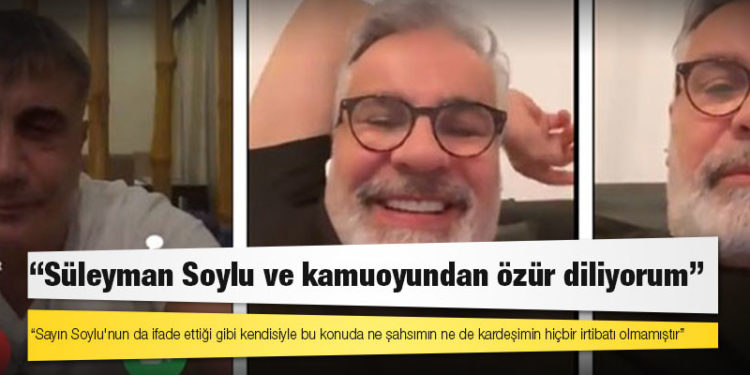 Sedat Peker’in görüşme kayıtlarını yayımladığı Hadi Özışık: Süleyman Soylu ve kamuoyundan özür diliyorum