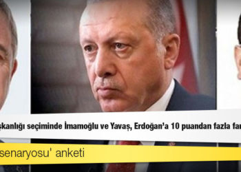 'Seçim senaryosu' anketi: Cumhurbaşkanlığı seçiminde İmamoğlu ve Yavaş, Erdoğan'a 10 puandan fazla fark atıyor