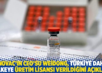 Sinovac'ın CEO'su Weidong, T&uuml;rkiye dahil 5 &uuml;lkeye &uuml;retim lisansı verildiğini a&ccedil;ıkladı