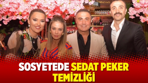 Sosyetede Sedat Peker temizliği