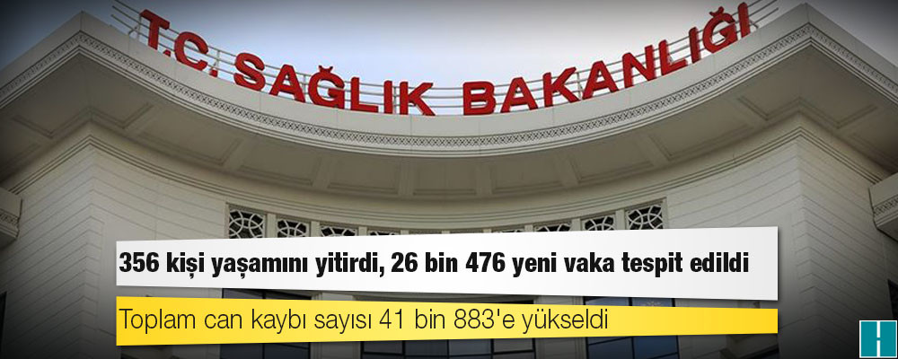 Türkiye'de Koronavirüs: 356 kişi yaşamını yitirdi, 26 bin 476 yeni vaka tespit edildi