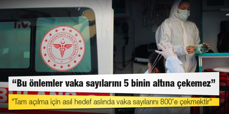 TTB Genel Sekreteri Bulut: Bu önlemler vaka sayılarını 5 binin altına çekemez