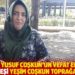 Tutsak Yusuf Coşkun'un vefat eden ALS hastası eşi Yeşim Coşkun toprağa verildi