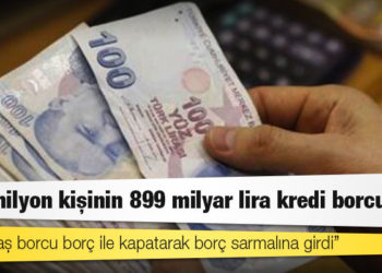 Türkiye Bankalar Birliği: 34.5 milyon kişinin 899 milyar lira kredi borcu var
