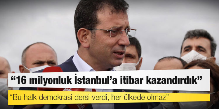 İBB Başkanı İmamoğlu: 16 milyonluk İstanbul’a itibar kazandırdık