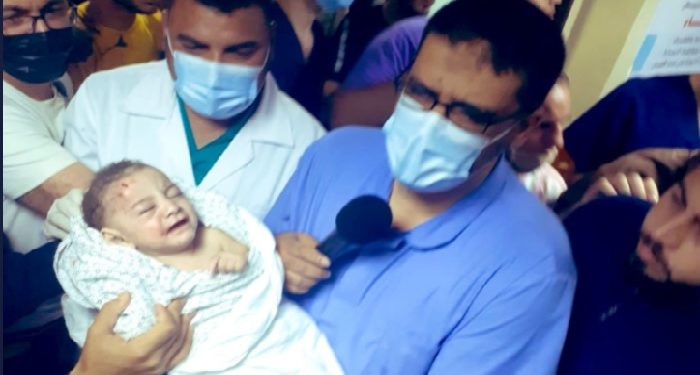 İsrail uçakları kadın ve çocukları vurdu: Enkaz altından 2 aylık bebek sağ kurtuldu