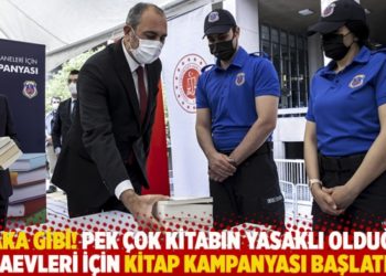 Şaka gibi! Pek &ccedil;ok kitabın yasaklı olduğu cezaevleri i&ccedil;in kitap kampanyası başlatıldı