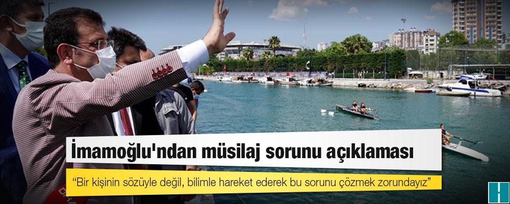 İmamoğlu'ndan müsilaj sorunu açıklaması: Bir kişinin sözüyle değil, bilimle hareket ederek bu sorunu çözmek zorundayız