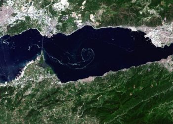 Marmara Denizi’ndeki müsilaj uzaydan görüntülendi