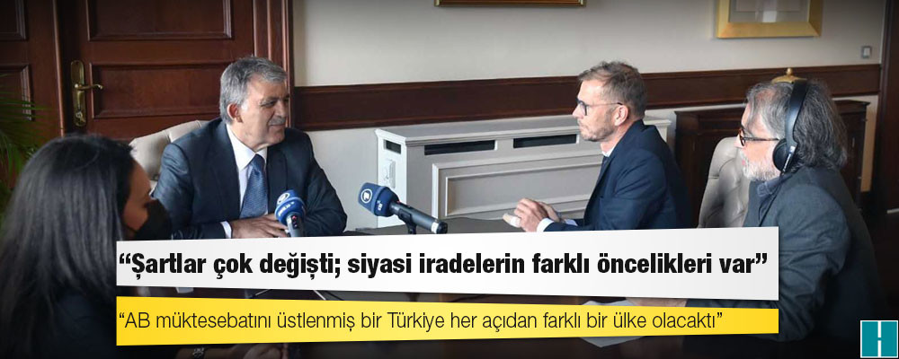 11. Cumhurbaşkanı Abdullah Gül, Alman Radyosu’na konuştu: AB müktesebatını üstlenmiş bir Türkiye her açıdan farklı bir ülke olacaktı