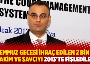 15 Temmuz gecesi ihra&ccedil; edilen 2 bin 740 hakim ve savcıyı 2013&rsquo;te fişlediler